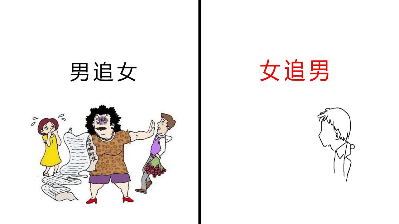 男追女和女追男的区别